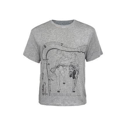 JCAESAR HELD TEE 相拥短袖 羊毛混纺 垂坠感 情侣印花 合体版型