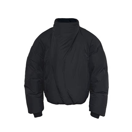 JCAESAR DOWN JACKET弧型拉链磁扣高领羽绒服 90白鸭绒350克