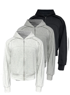 JCAESAR ARMOUR HOODIE 铠甲连帽卫衣 活页拱门结构 短宽合身版型