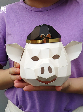 diy猪八戒手工摄影道具家居装饰