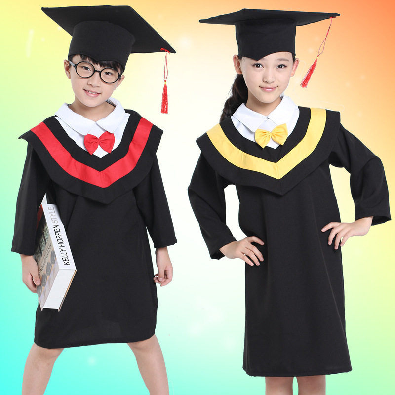 儿童博士服演出服幼儿园小学诗