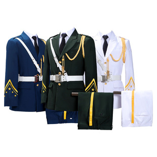 秋冬款学校学生仪仗队礼服国旗班升旗手服装国旗护卫队护旗手服饰