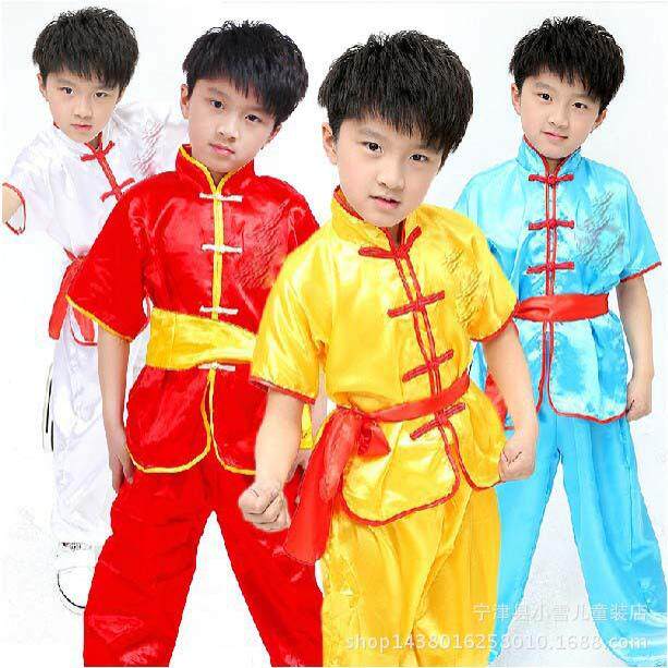 六一儿童武术服练功服男女儿童民族演出服少儿功夫装幼儿舞蹈服装