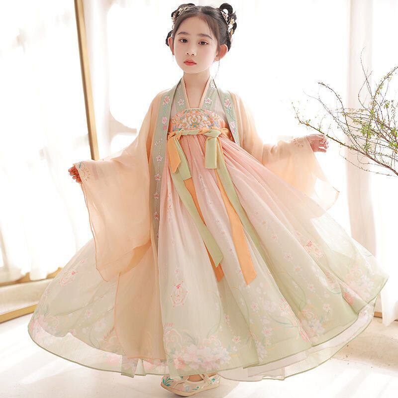 女童汉服夏装古风超仙襦裙中儿童