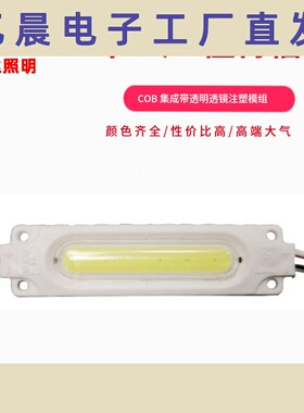 源头工厂跨境专供LEDCOB集成防水发光字灯箱摩托车车灯注塑模组