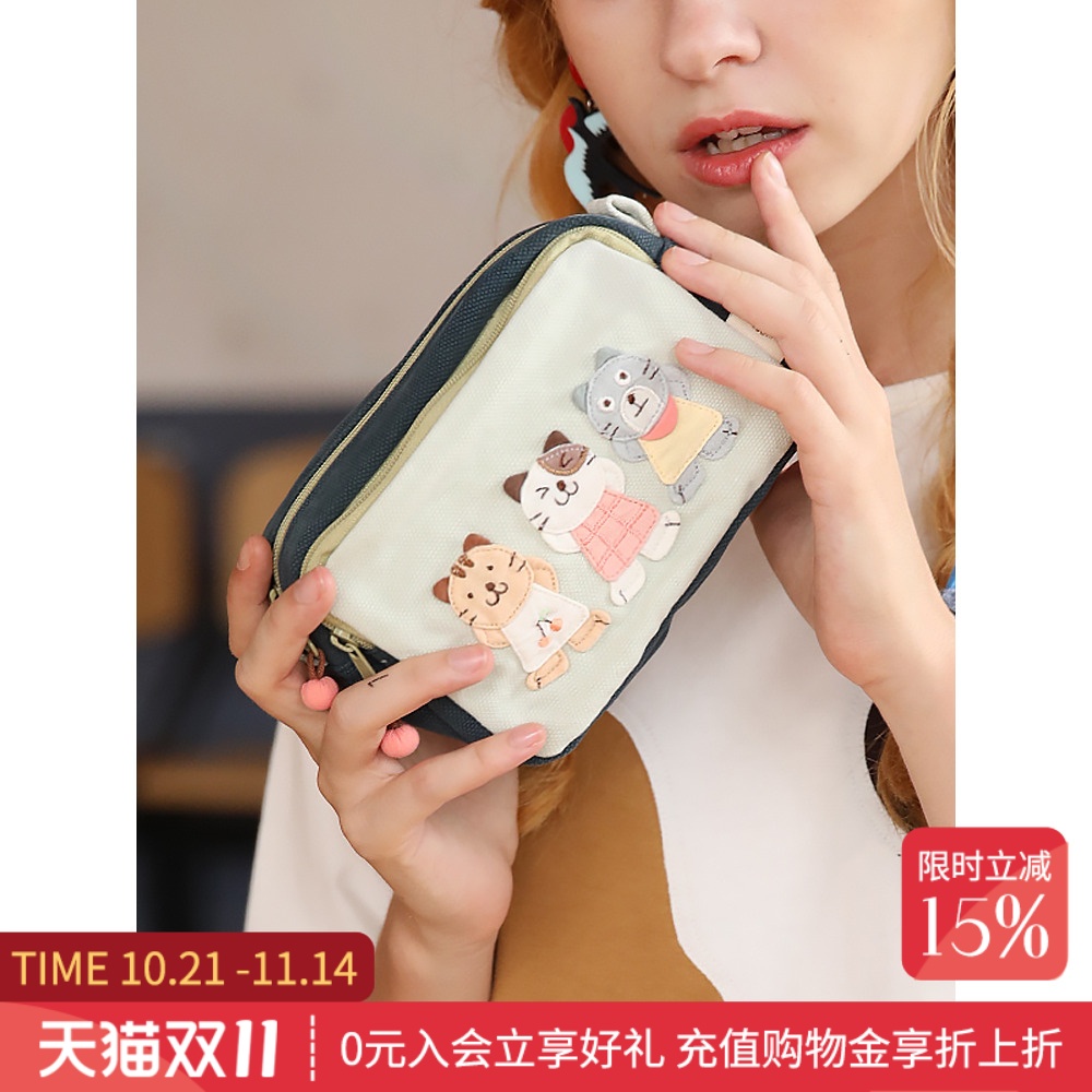 卡拉猫日本色系列手拿包