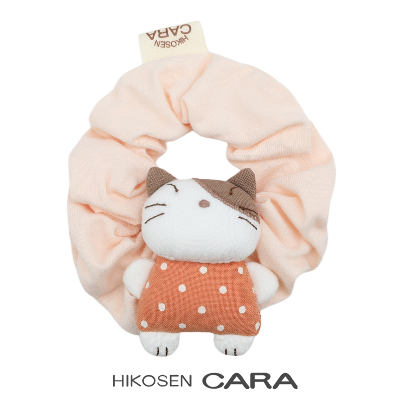 HIKOSEN CARA卡拉猫发绳日本潮牌糖果色猫咪公仔卡通发饰发箍发夹