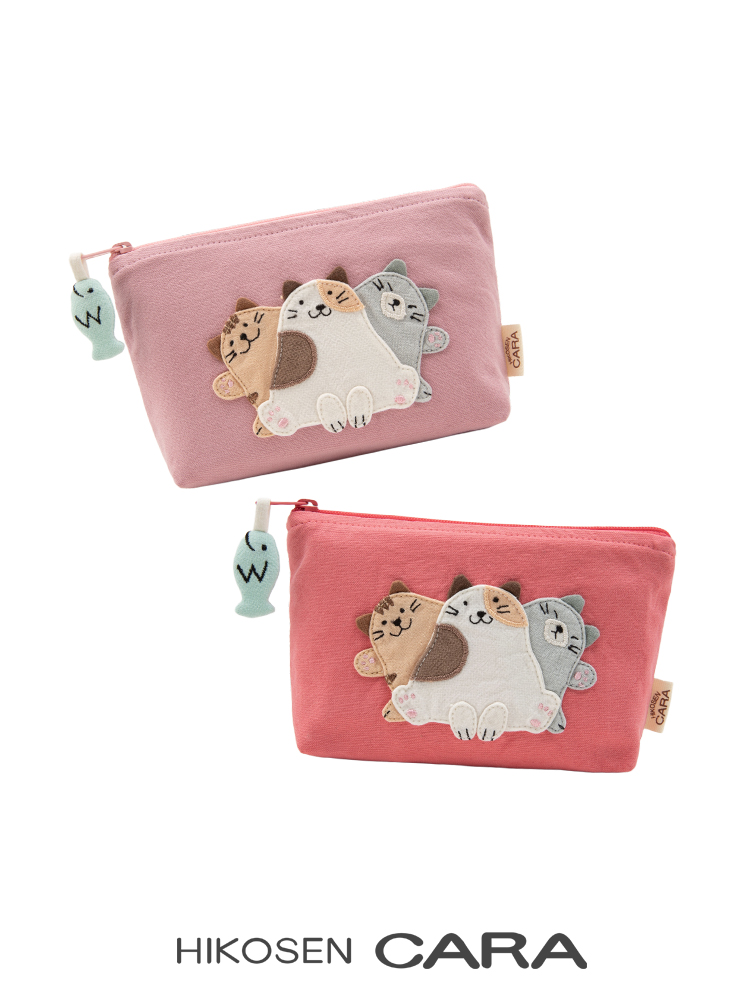 HIKOSEN CARA卡拉猫手拿包可爱糖果色ins风女迷你小包包钱包收纳