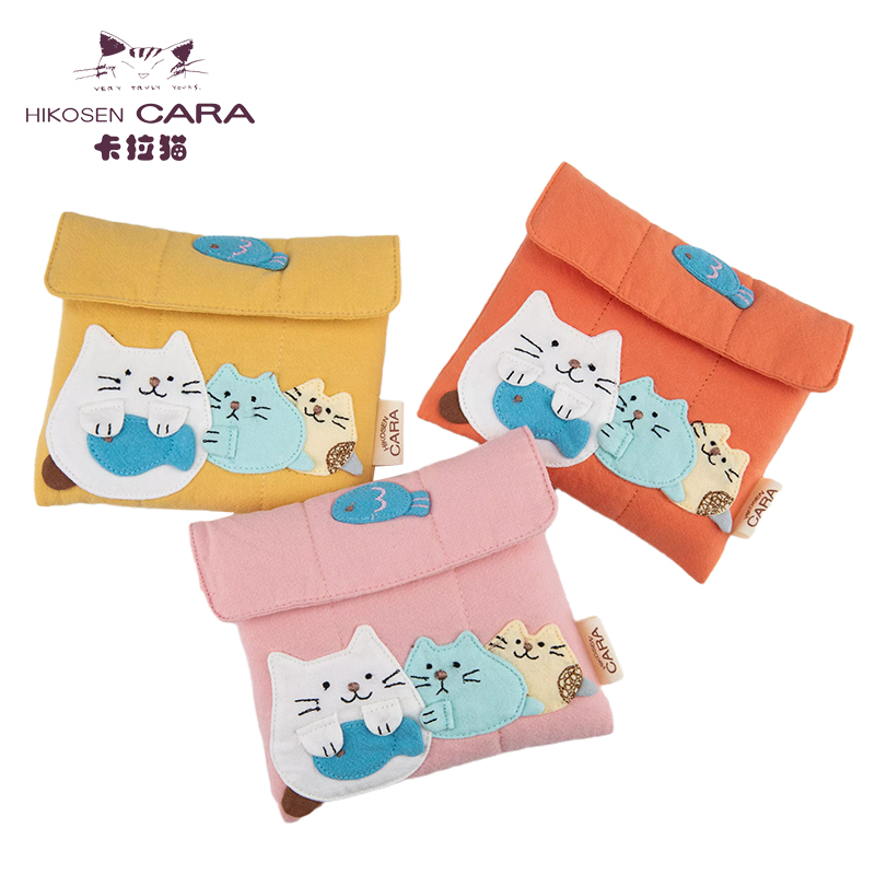 卡拉猫零钱包猫咪可爱粉色