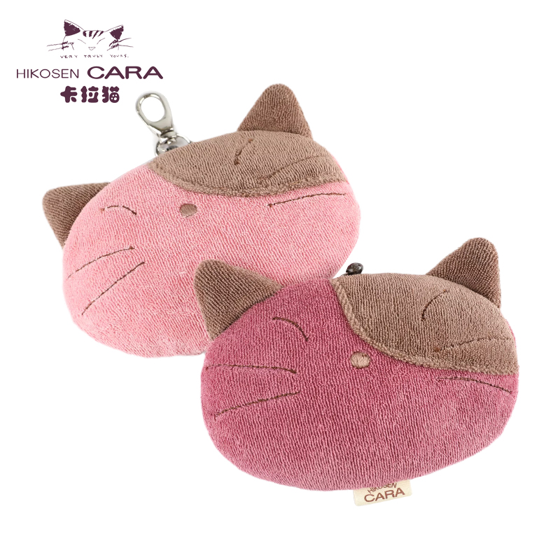 HIKOSENCARA猫咪硬币零钱包女棉可爱