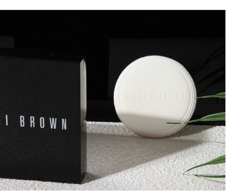原装替换芭比布朗bobbi brown粉扑羽柔蜜粉饼粉扑气垫粉扑圆形