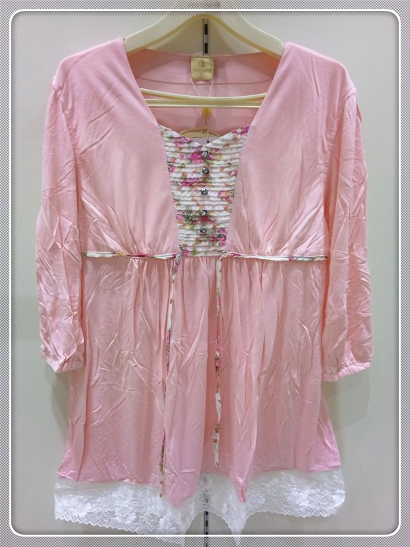 专柜正品 芬腾睡衣 女式睡衣  家居服长袖套装130622,130617