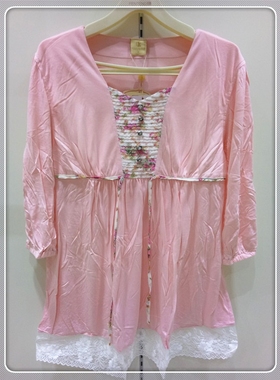 专柜正品 芬腾睡衣 女式睡衣  家居服长袖套装130622、130617