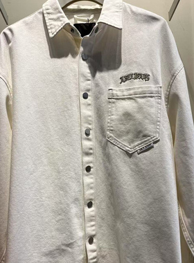 ABLE JEANS春季新款百搭宽松联名印花小熊长袖衬衫男女750100-352
