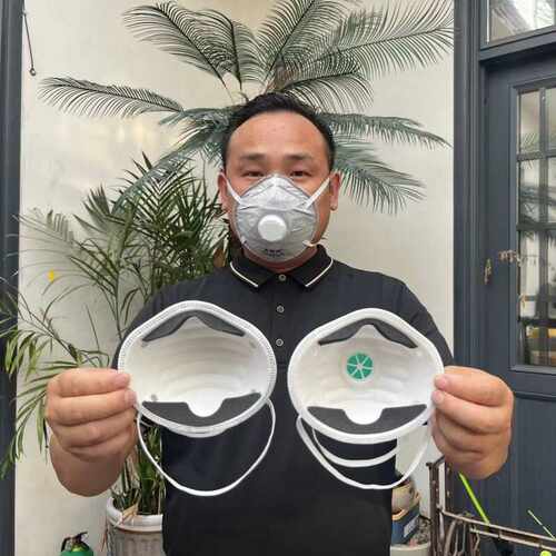 电焊装修防毒打磨KN95防尘口罩