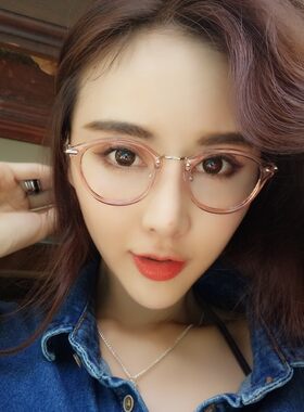 近视文艺范眼镜框清仓特价