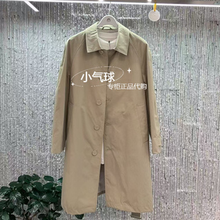 MM/麦檬男装国内正品代购 休闲款中长风衣纯色显身材9F9160141