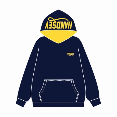 HandSeven美式复古刺绣情侣卫衣