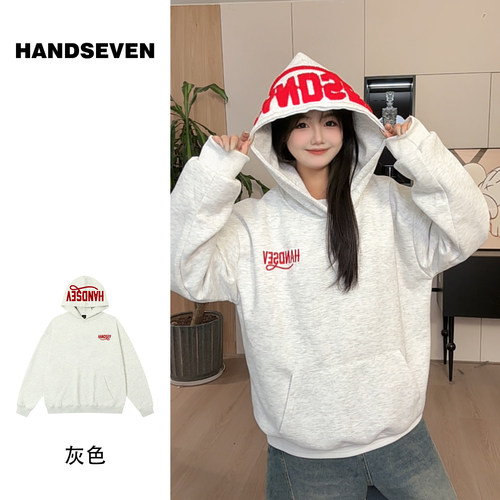 新款HandSeven美式宽松卫衣