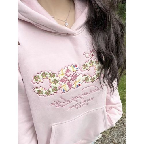 HandSeven宽松甜酷慵懒套头上衣