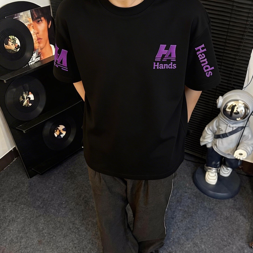 HandSeven短袖国潮男女刺绣T恤