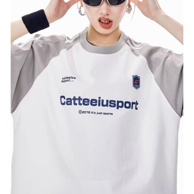 HandSeven短袖美式那你印花T恤