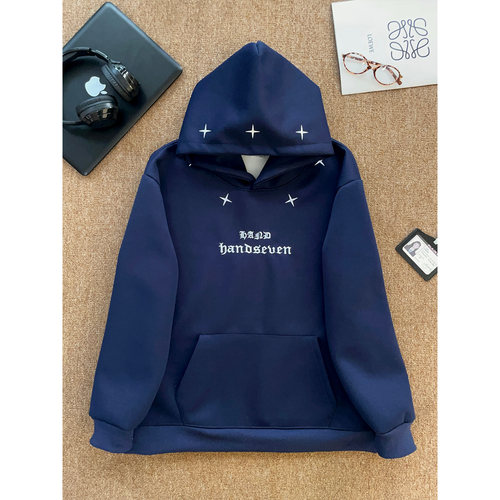 HandSeven刺绣设计感连帽卫衣潮