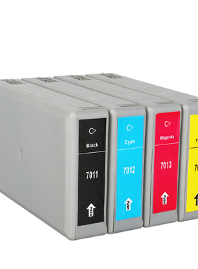 DAT适用爱普生WP-4015DN墨水盒4515DN 4525DNF 4095DN 4595DN彩色打印机墨盒EPSON T7011/2/3/4墨盒