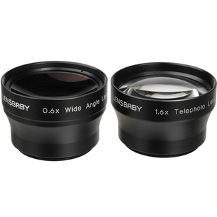 美国lensbaby镜头宝贝 0.6X/1.6X广角望远附加镜头组