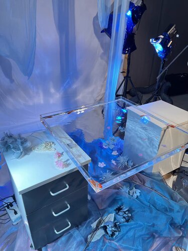 透明水槽亚克力拍摄道具透明水缸