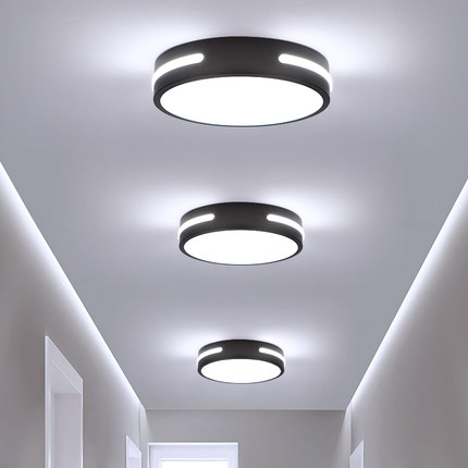 LED吸顶灯过道走廊阳台玄关楼梯新款客厅卧室简约超薄雷达感应灯