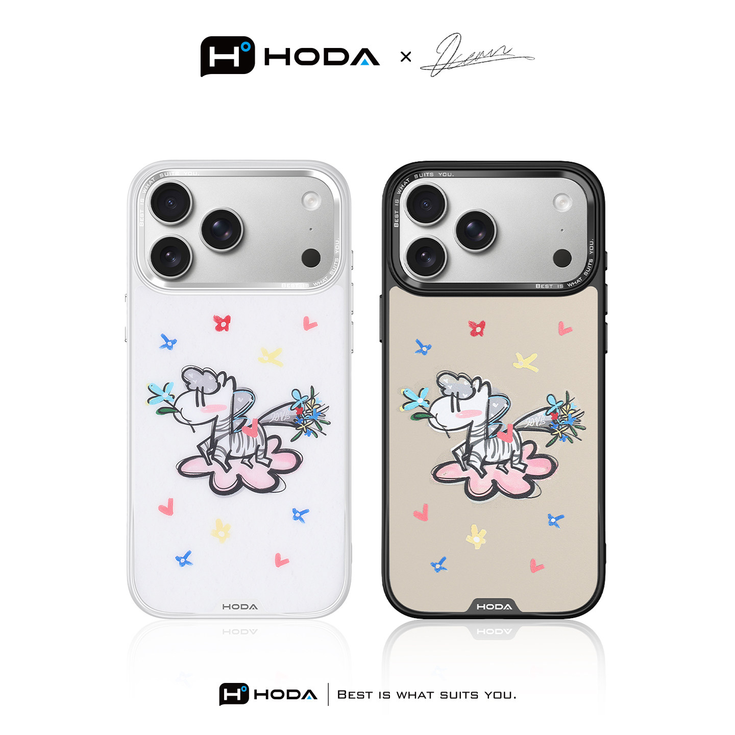 HODA好贴【马上行动】适用iphone17ProMax手机壳磁吸高级新款保护套苹果16Pro浮雕全包防摔联名外壳可爱男女