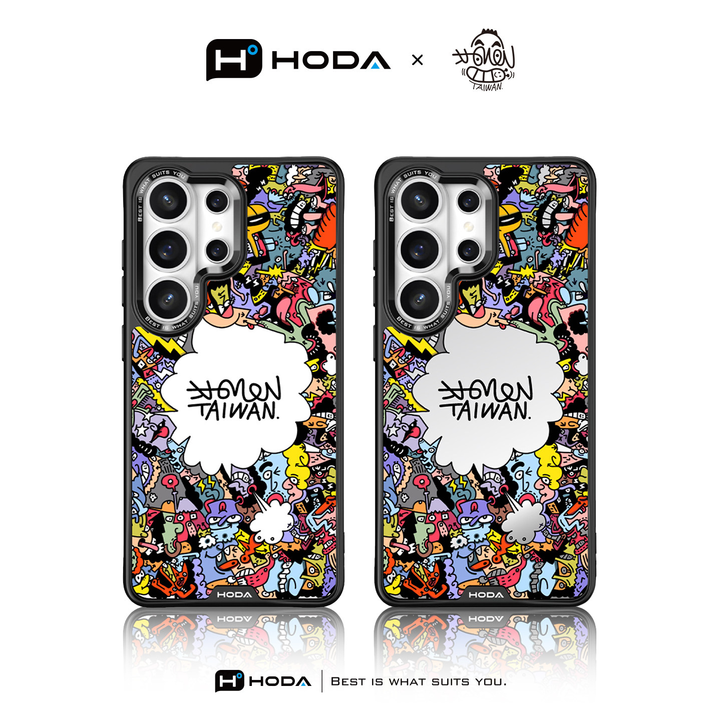 HODA好贴【缤纷派对】适用三星S26Ultra手机壳磁吸高级感新款超薄浮雕保护套GalaxyS25Ultra全包防摔外壳男女