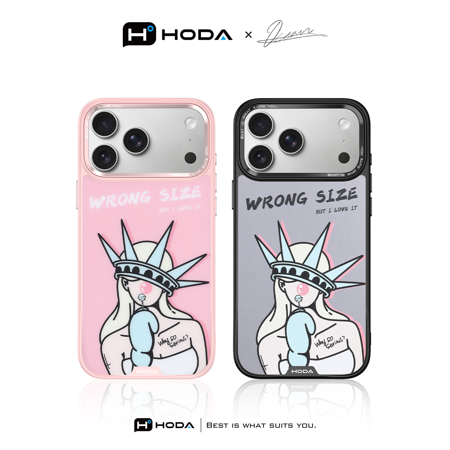 HODA好贴【薄荷】适用iphone17ProMax手机壳磁吸高级感新款保护套苹果16ProMax浮雕磨砂可爱女全包防摔外壳