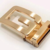 男士 平滑扣皮带扣头打孔腰带头板扣3.8合金耐磨带尾夹裤 带头