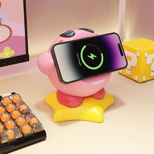 星之卡比无线充电底座iphone17无线充电magsafe苹果安卓充电底座