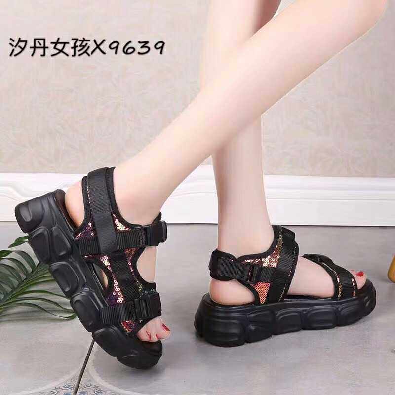 炫公举女鞋 松糕厚底运动凉鞋 时尚麟片凉鞋 6cm百搭软底凉鞋|msdalam kategori Kasut wanita, Sandal - dari Buy2taobao.com untuk memberikan perkhidmatan ejen Taobao profesional membeli