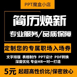 简历设计 简历优化 简历代写 简历制作 简历美化 招聘简历