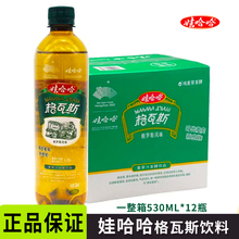 格瓦斯娃哈哈530ml*12大瓶麦芽汁发酵俄罗斯风味碳酸饮料整箱装