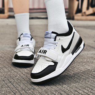 aj312男鞋莆田鞋aj男鞋莆田篮球鞋新款黑白熊猫运动鞋低帮情侣鞋