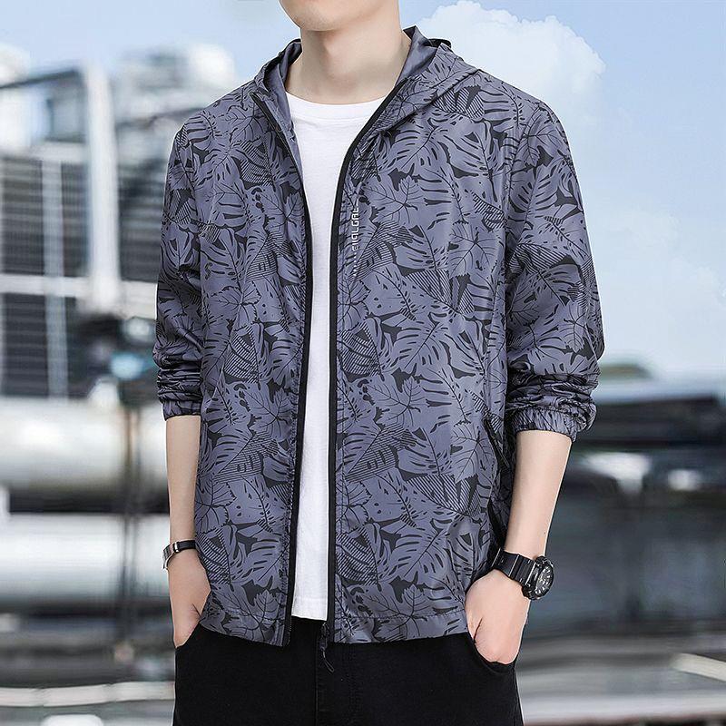 2026夏季超薄防晒衣防紫外线单层夹克男士冰丝皮肤衣防晒服外套