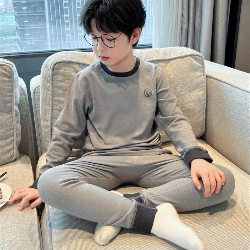 男童秋衣秋裤套装2025新款德绒保暖纯棉中大儿童春秋冬款男孩内衣,童装/婴儿装/亲子装,家居服套装,淘宝优惠券,粉丝福利购,淘宝优惠卷