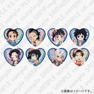 正版官谷鬼灭之刃草莓庆典2025心形马口铁徽章盲盒SNS风透卡吧唧