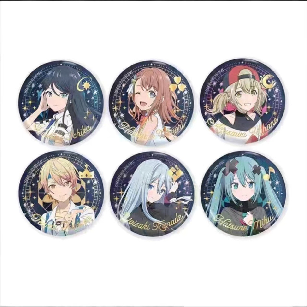 正版日谷现货世界计划剧场版初音未来场景长方形圆形徽章盲盒吧唧