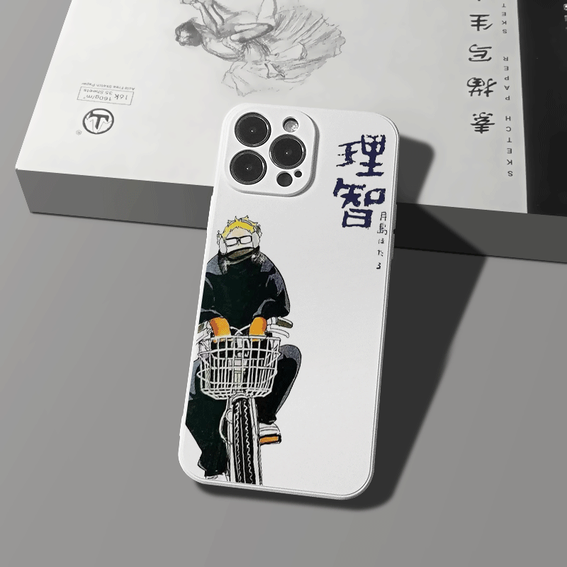 动漫排球少年日向翔阳月岛萤手机壳适用于苹果11/15/14/13iPhone12promax小米一加ACE三星OPPO荣耀90华为VIVO