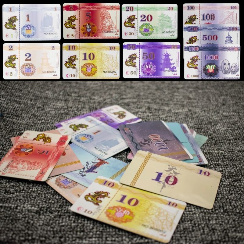 麻将筹码卡棋牌室塑料卡片防水耐磨筹码币防伪PVC筹码牌100张包邮