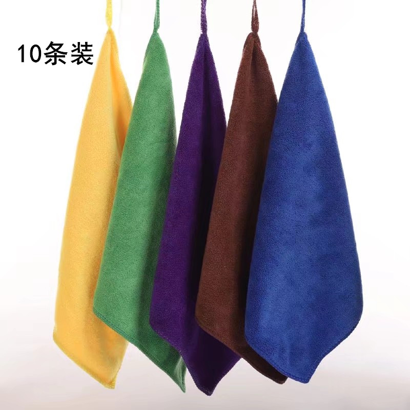 10条装幼儿园小毛巾吸水抹布