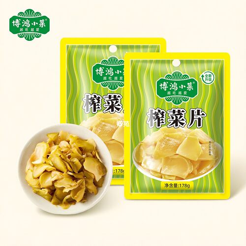 博鸿小菜开袋即食榨菜片178克