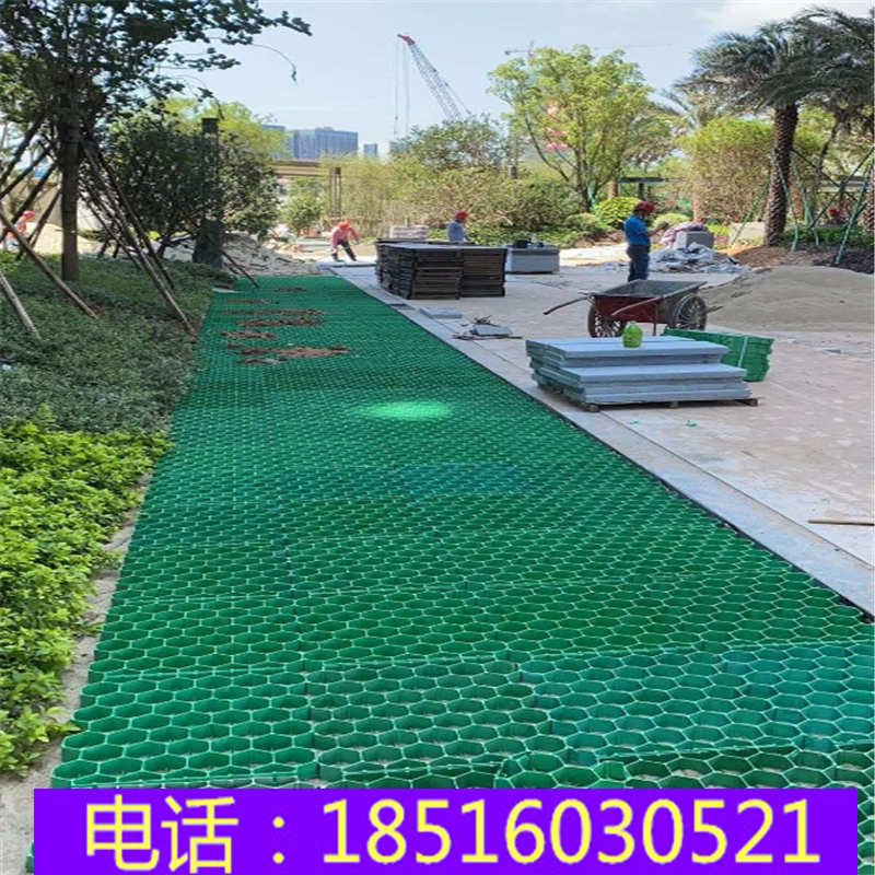 停车场加强植草格人行道公路两旁绿化小区绿化带消防登高面草坪砖