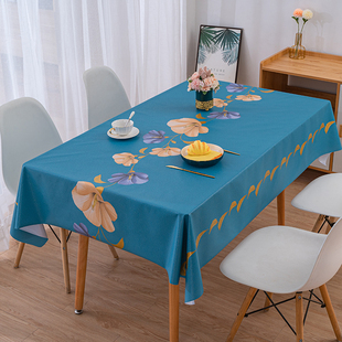 23新款桌布免洗防水防油防烫长方形家用茶几台布餐桌布轻奢高级感